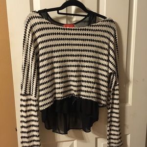PRICE NEGOTIABLE Two Piece Crop Sweater Set